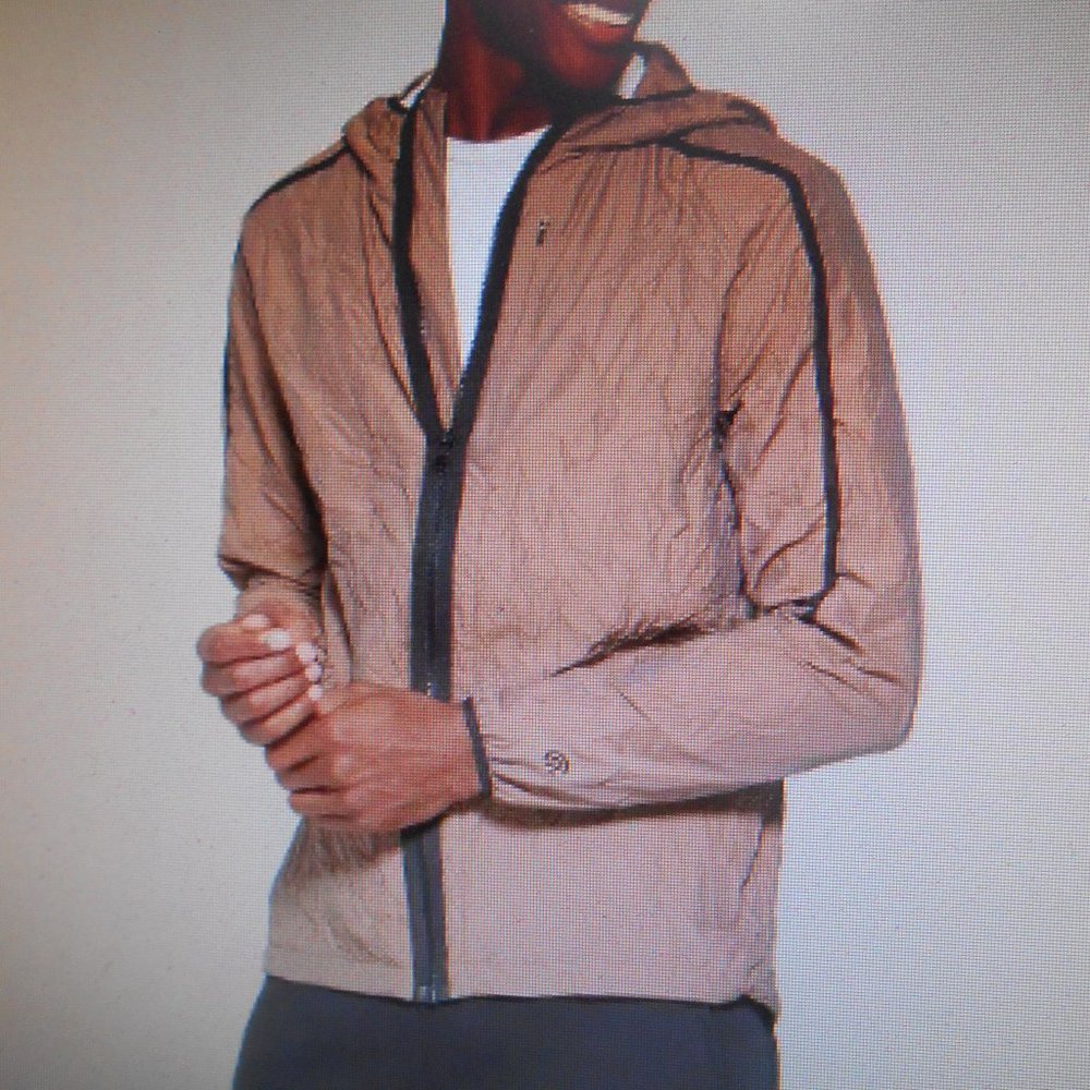C9 Champion Men's Windbreaker Run Jacket Brown NWT